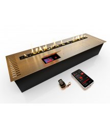 Автоматический биокамин ZeFire М 1000 латунный с ДУ (ZeFire)