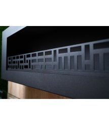 Решетка декоративная "Город" для биокаминов Elliot 1200, Sirius 1200 и Flagman 1000 (Zefire)
