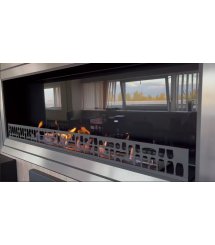 Решетка декоративная "Капли" для биокамина Standart 620 для встраивания в портал (ZeFire)