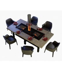 Гриль-стол угольный Джентльмены PRO 3200 (Elbrus Home)